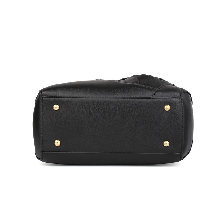 Borsa Donna a mano o tracolla vari colori modello Eliana serie economica COLORE NERO E KAKHI PRONTA CONSEGNA