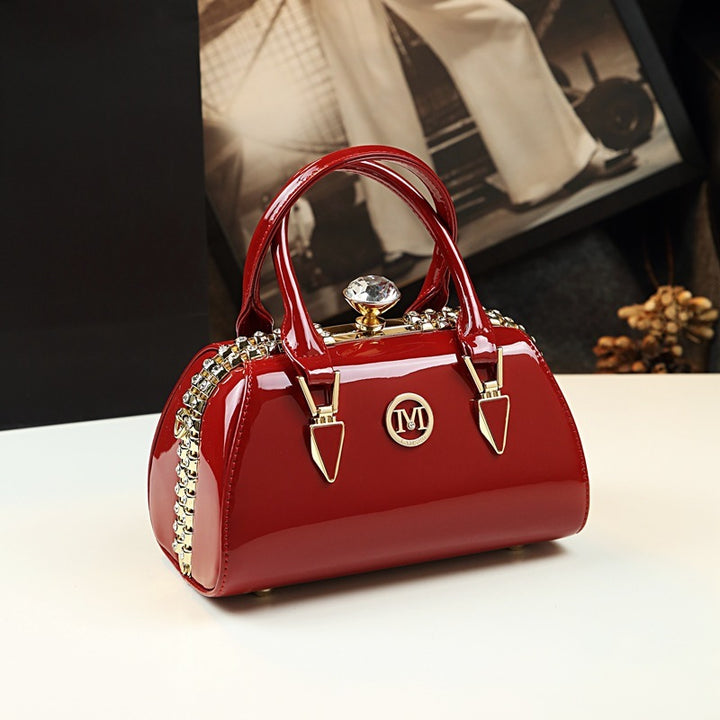 Borsetta di lusso modello Montecarlo per grandi occasioni CLICCA X COLORI NERO ROSSO LEOPARDO