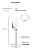 Mahena™ Bicchiere Originale semicircolare in vetro creativo in stile europeo ( 10 pezzi Consegna in 15 giorni)