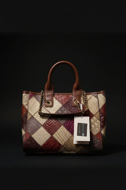 Borsa in vera pelle, leggera, di lusso, di alta qualità modello althea Fantastica Offerta