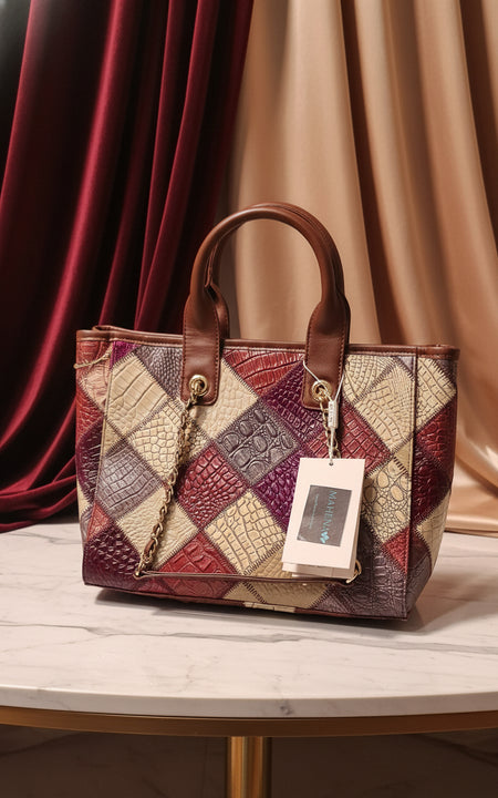 Borsa in vera pelle, leggera, di lusso, di alta qualità modello althea Fantastica Offerta