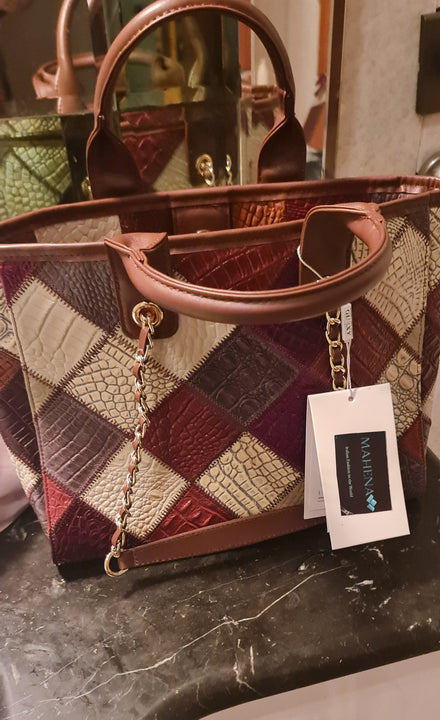 Borsa in vera pelle, leggera, di lusso, di alta qualità modello althea Fantastica Offerta