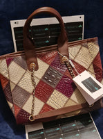 Borsa in vera pelle, leggera, di lusso, di alta qualità modello althea Fantastica Offerta