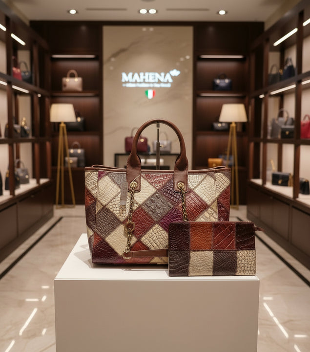 Borsa in vera pelle, leggera, di lusso, di alta qualità modello althea Fantastica Offerta