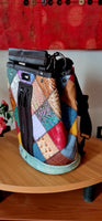 Zaino in pelle da donna in stile etnico modello Igea BELLISSIMO CM.27x32x15