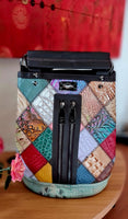 Zaino in pelle da donna in stile etnico modello Igea BELLISSIMO CM.27x32x15