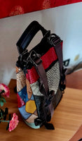 Zaino in pelle da donna in stile etnico modello Igea BELLISSIMO CM.27x32x15