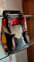 Zaino in pelle da donna in stile etnico modello Igea BELLISSIMO CM.27x32x15