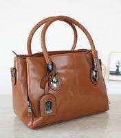 Borse da donna di lusso cerata vintage ECOPELLE MODELLO ELISEA