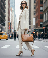 Borse da donna di lusso cerata vintage ECOPELLE MODELLO ELISEA