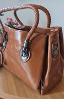 Borse da donna di lusso cerata vintage ECOPELLE MODELLO ELISEA