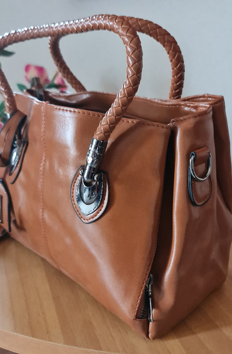 Borse da donna di lusso cerata vintage ECOPELLE MODELLO ELISEA