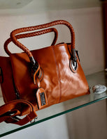 Borse da donna di lusso cerata vintage ECOPELLE MODELLO ELISEA