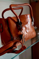 Borse da donna di lusso cerata vintage ECOPELLE MODELLO ELISEA
