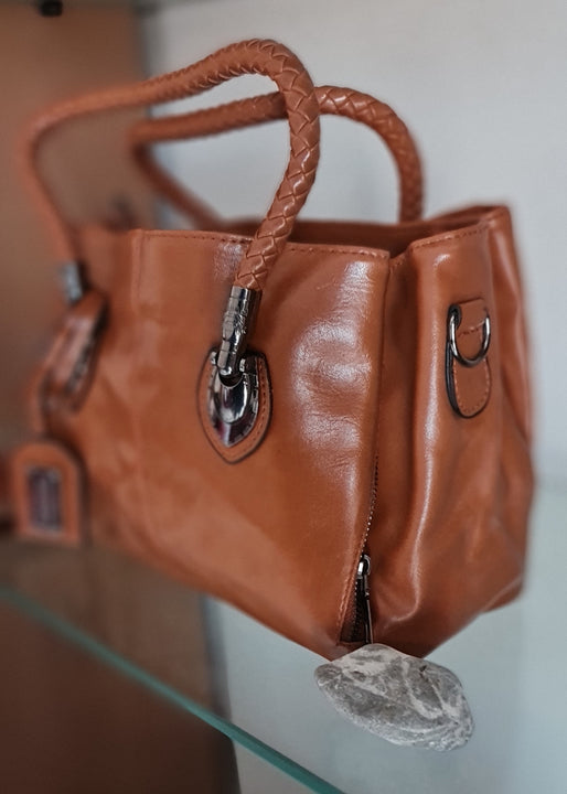 Borse da donna di lusso cerata vintage ECOPELLE MODELLO ELISEA