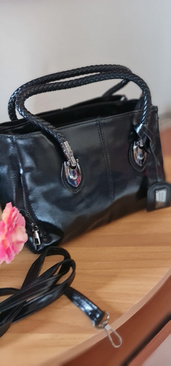 Borse da donna di lusso cerata vintage ECOPELLE MODELLO ELISEA