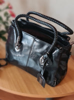 Borse da donna di lusso cerata vintage ECOPELLE MODELLO ELISEA