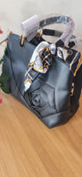 Borsa Donna a mano o tracolla vari colori modello Eliana serie economica COLORE NERO E KAKHI PRONTA CONSEGNA