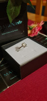 Anello regolabile in argento S925 con moissanite 2 carati con certificato Gra moissanite diamante