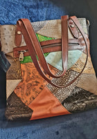 Borsa da donna in pelle con cuciture alla moda, borsa monospalla verticale modello Vesta