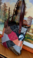 Borsa da donna in pelle con cuciture alla moda, borsa monospalla verticale modello Vesta