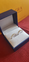 Orecchini da donna in argento sterling con diamante singolo e moissanite 3KARATI 4 MM