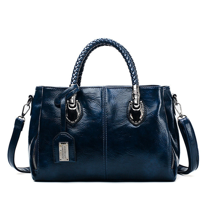Borse da donna di lusso cerata vintage ECOPELLE MODELLO ELISEA