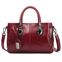 Borse da donna di lusso cerata vintage ECOPELLE MODELLO ELISEA