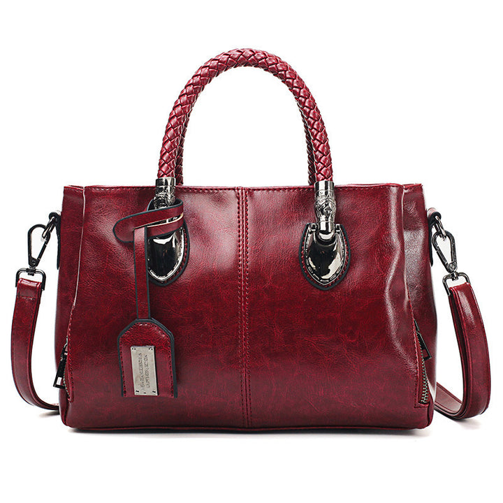 Borse da donna di lusso cerata vintage ECOPELLE MODELLO ELISEA