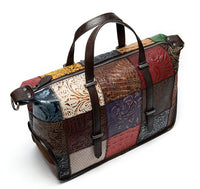 Borsa da donna in pelle di vacchetta modello Gea