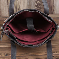 Borsa da donna in pelle con cuciture alla moda, borsa monospalla verticale modello Vesta