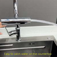 Rubinetto da cucina Cascata Uscita Anti-Schizzi Universale Rotante Gorgogliatore Multifunzionale