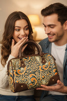 Borsa Donna pelle bovina 1 strato modello Ares Bellissima