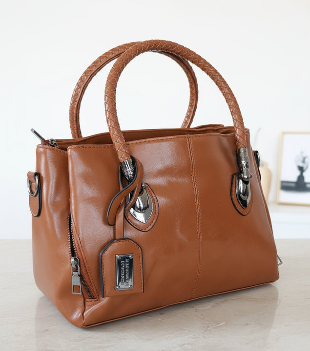 Borse da donna di lusso cerata vintage ECOPELLE MODELLO ELISEA