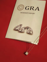 Collana in moissanite in argento sterling S925 modello 2 carati FANTASTICA consegna immediata