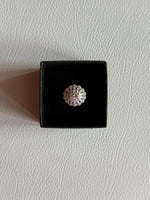 Anello in argento S925 con moissanite e fiori 2 CARATI CON CERTIFICATO, nuovo anello alla moda da donna, anello regolabile CONSEGNA IMMEDIATA