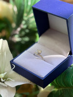 Anello in argento sterling 925 con corona da principessa e moissanite da 1 carato autoregolabile FANTASTICO