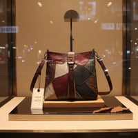 Borsa a tracolla in pelle con frange modello Meti Offerta Lancio