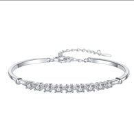 Bracciale da donna in argento sterling S925 con moissanite