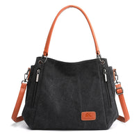Borsa a tracolla in tela da donna di grande capacità modello Damiana SERIE ECONOMY