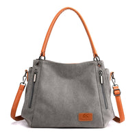 Borsa a tracolla in tela da donna di grande capacità modello Damiana SERIE ECONOMY