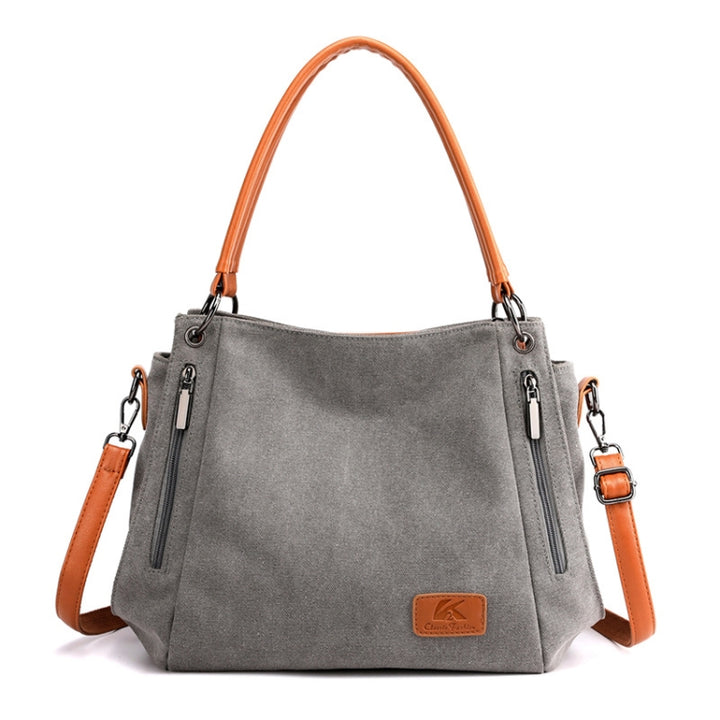 Borsa a tracolla in tela da donna di grande capacità modello Damiana SERIE ECONOMY