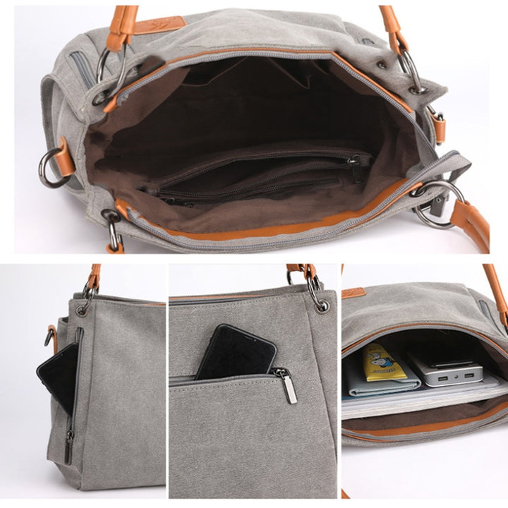 Borsa a tracolla in tela da donna di grande capacità modello Damiana SERIE ECONOMY