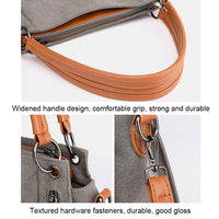 Borsa a tracolla in tela da donna di grande capacità modello Damiana SERIE ECONOMY