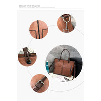 Borsa a tracolla moda casual PU da donna (marrone) modello Zaira mahena ECONOMY
