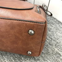 Borsa a tracolla moda casual PU da donna (marrone) modello Zaira mahena ECONOMY