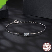 Bracciale Starlight Shining argento s925 e diamante moissanite 1 carato consegna 2 giorni