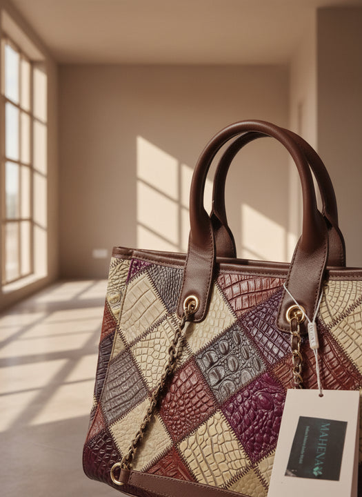 Borsa in vera pelle, leggera, di lusso, di alta qualità modello althea Fantastica Offerta
