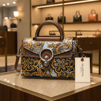Borsa da donna in stile retrò in pelle modello Feme piccolo gioiello