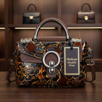 Borsa da donna in stile retrò in pelle modello Feme piccolo gioiello